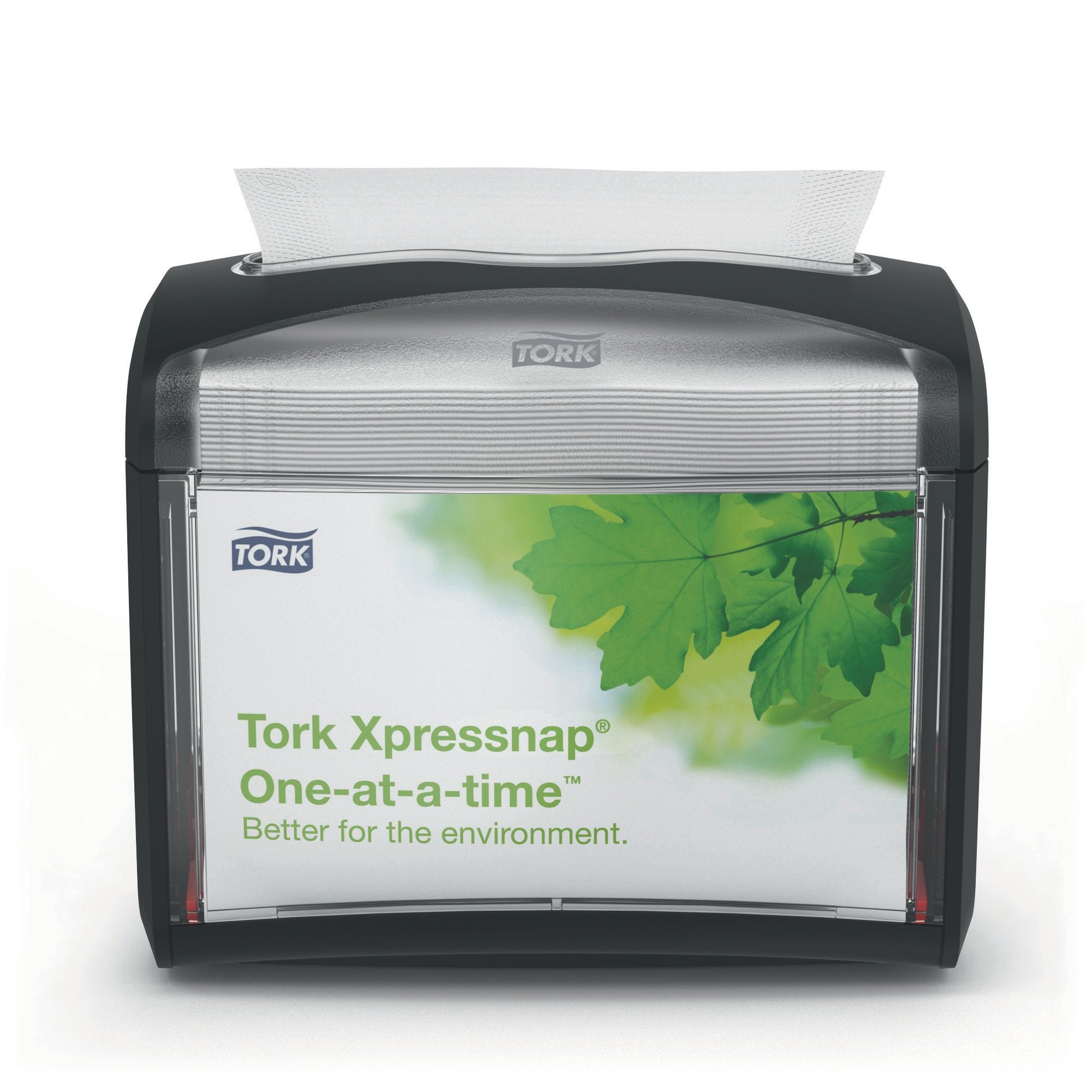 Xpressnap Tabletop Napkin Dispenser, Licorice, Plastic, 7.9 in